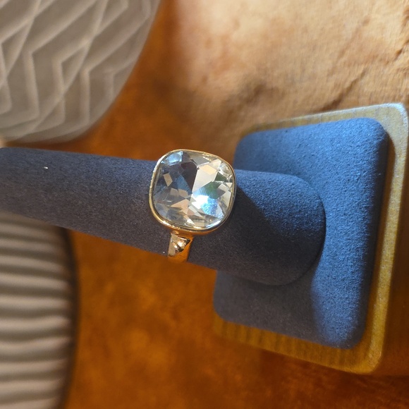 Torrid Gold and Silver Crystal Ring Set - Picture 2 of 5